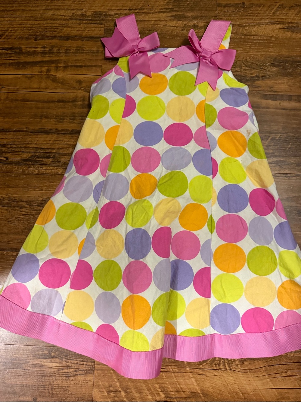 Bonnie Jean polka dot dress